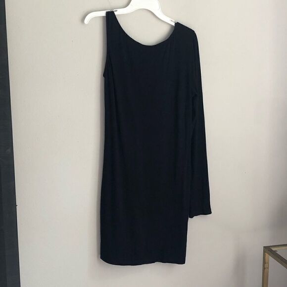 ASOS Draped Back 1 Arm Bodycon Mini Dress - Picture 3 of 8